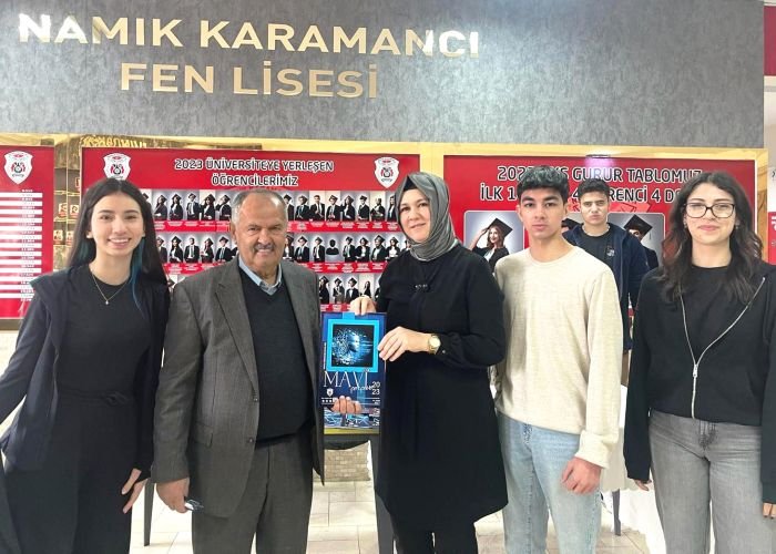 Avcı ve Cengiz, Fen Lisesi öğrencileriyle biraraya geldi