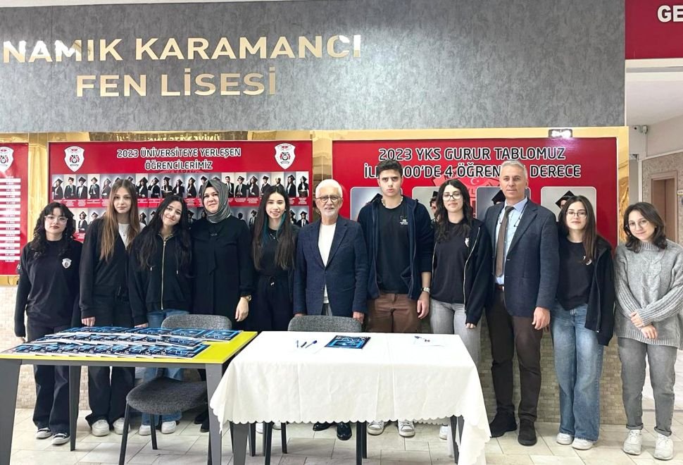 Avcı ve Cengiz, Fen Lisesi öğrencileriyle biraraya geldi