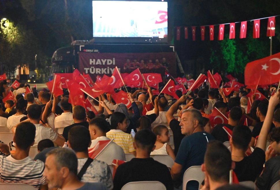 Kepez’de milli heyecan 