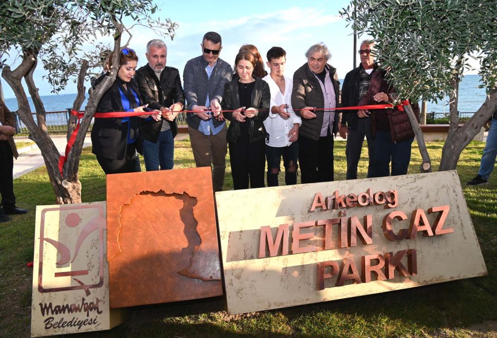 Metin Caz adına yaptırılan park açıldı
