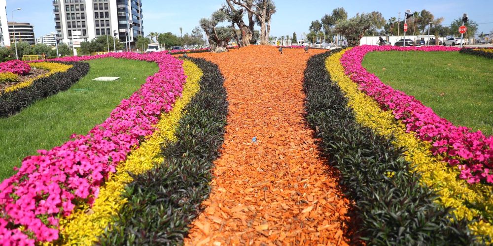Antalya’ya 2 milyon yazlık çiçek 