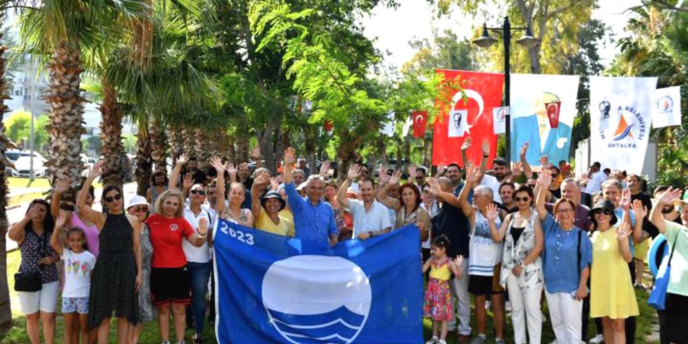 Antalya Türkiye’nin mavi bayrak şampiyonu