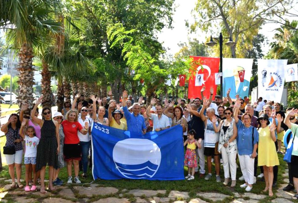 Antalya Türkiye’nin mavi bayrak şampiyonu