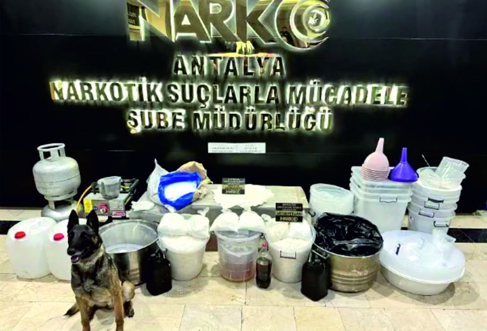 Antalya'da tek seferde en büyük metamfetamin ele geçirildi